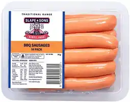 IGA Slape and Sons BBQ Sausages offer
