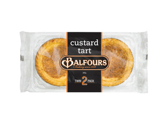 Foodland Balfours custard tart twin pack 280g offer