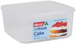 IGA Décor Tellfresh Oblong Cake Container offer