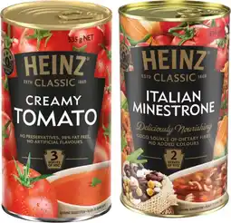 IGA Heinz Classic Canned Soup Selected Varieties offer