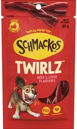 IGA Schmackos Twirlz Dog Treats Selected Varieties offer