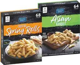 IGA Pacific West Cocktail Spring Rolls or Asian Banquet 1kg offer