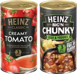IGA Heinz Classic Soup Selected Varieties offer