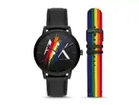 Armani Exchange Pride Rainbow Watch Gift Set AX7120