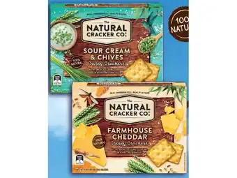 Foodland The natural cracker co. crackers 160g offer