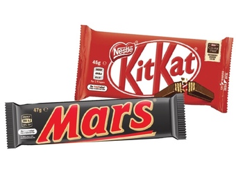 Foodland Mars, nestlé or violet crumble medium bars 35-56g offer
