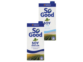 Foodland Sanitarium so good soy milk 1 litre offer