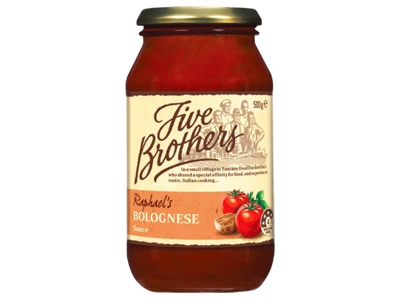 Five brothers pasta sauce 500g offer at Foodland