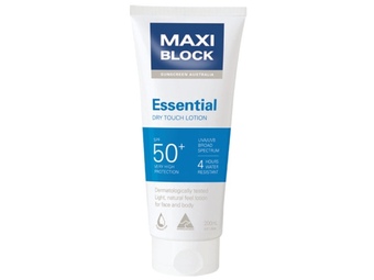 Maxi block spf 50+ sunscreen tube 200ml