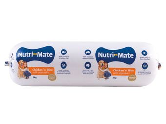 Foodland Nutri-mate dog food roll 3kg offer