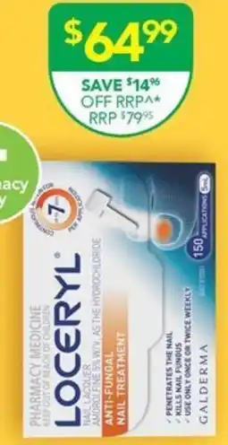 Terry White Pharmacy medicine loceryl offer