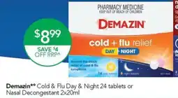 Terry White Demazin Cold & Flu Day offer