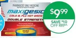 Terry White Maxigesic Cold & Flu Hot Drink Double Strength offer