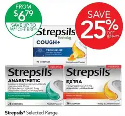 Terry White Strepsils Selected Range offer