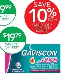 Terry White Gaviscon Dual Action Mixed Berry offer