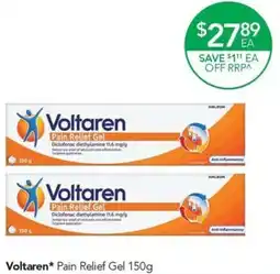 Terry White Voltaren Pain Relief Gel offer