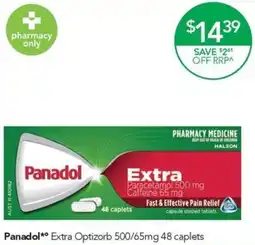 Terry White Panadol Extra Optizorb offer