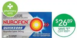 Terry White Nurofen Quickzorb offer