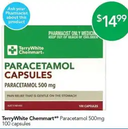 Terry White TerryWhite Chemmart Paracetamol offer