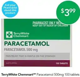 Terry White Terry White Chemmart Paracetamol offer
