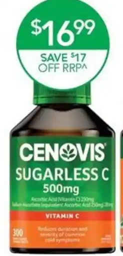 Terry White Cenovis Sugarless C offer
