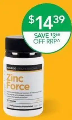 Terry White Nourex Professional Zinc Force offer