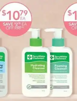 Terry White TerryWhite Cheinmart Hydrating Cleanser or Foaming Cleanser offer