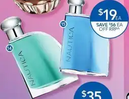 Terry White Nautica Classic EDT Spray or Nautica Blue EDT Spray offer