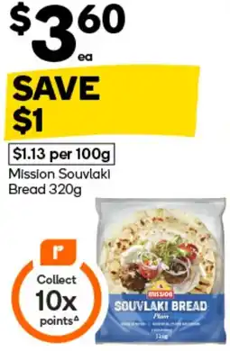 Woolworths Mission Souvlaki Bread offer