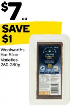 Woolworths Woolworths Bar Slice offer