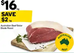Woolworths Australian Beef Bolar Blade Roast offer