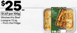 Woolworths Woolworths Beef Lasagne offer