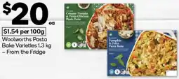 Woolworths Woolworths Pasta Bake Varieties offer