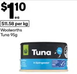 Woolworths Woolworths Tuna offer