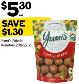 Woolworths Yumi's Falafel offer