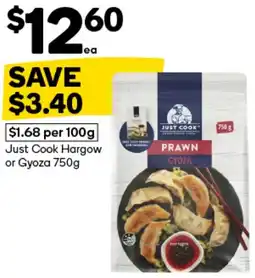 Woolworths Just Cook Hargow or Gyoza offer