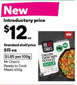 Woolworths Mr Chen's Ready to Cook Meals offer