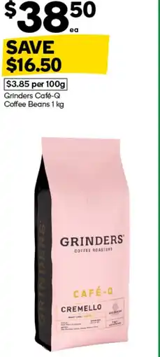 Woolworths Grinders Café-Q Coffee Beans offer