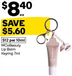 Woolworths MCoBeauty Lip Balm Keyring offer