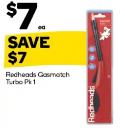 Woolworths Redheads Gasmatch Turbo offer