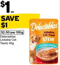 Woolworths Delectables Lickable Cat Treats offer