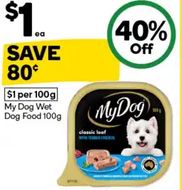 Woolworths My Dog Wet Dog Food offer