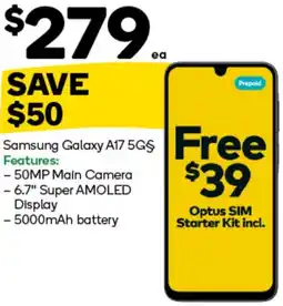 Woolworths Samsung Galaxy A17 5GS offer
