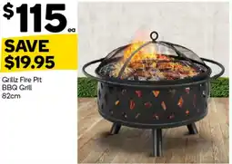 Woolworths Grillz Fire Pit BBQ Grill offer