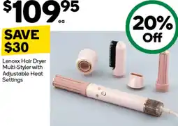 Woolworths Lenoxx Hair Dryer Multi-Styler with Adjustable Heat Settings offer