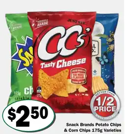 Friendly Grocer Snack Brands Potato Chips & Corn Chips offer