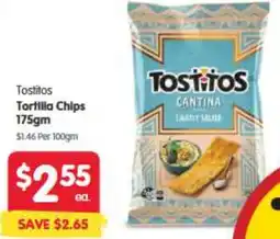 Spar Tortilla Chips offer