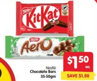 Spar Nestlé Chocolate Bars offer