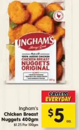 Spar Ingham's Chicken Breast Nuggets offer