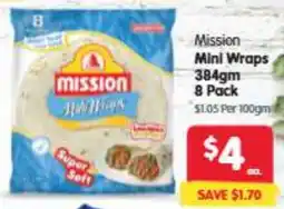 Spar Mission Mini Wraps offer